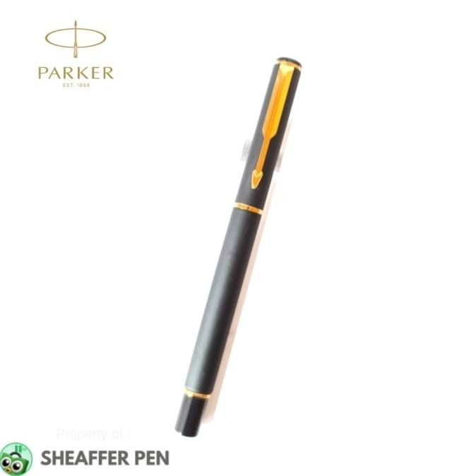 

Bagus! Parker Pen 88 Vintage Matte Black With Gold Trim Ballpoint