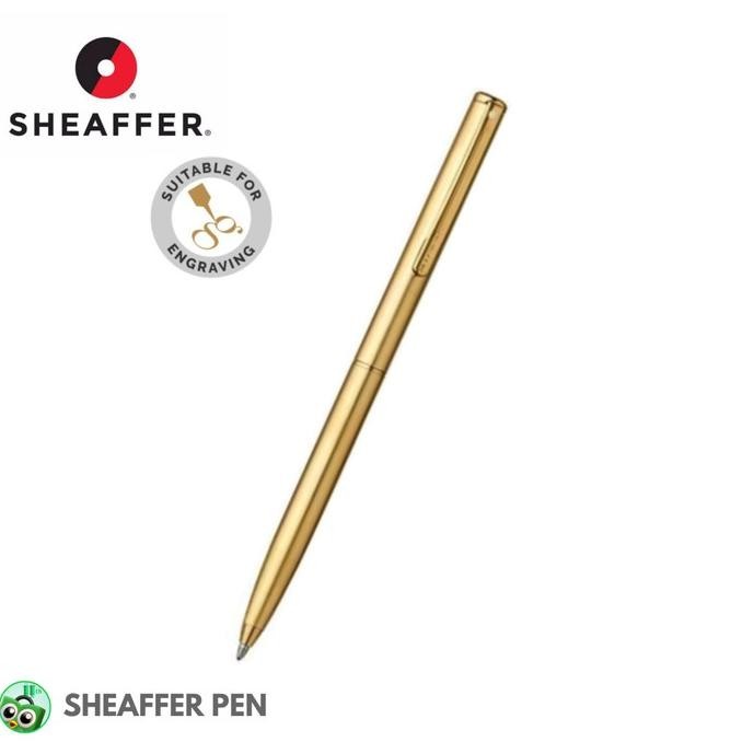 

Bagus! Sheaffer Agio Brushed Gold Finish Featuring 22K Gold Plate Bp