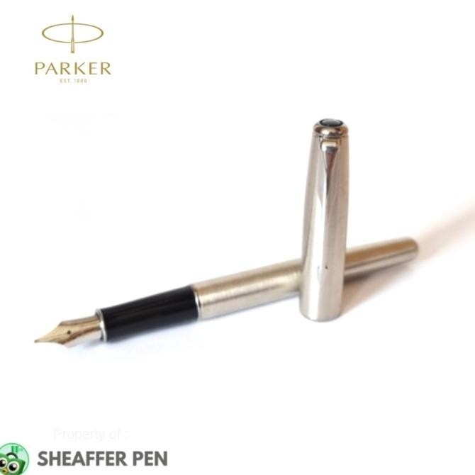 

Hits!! Parker Sonnet Stainless Steel Chrome Trim Fountain Pen
