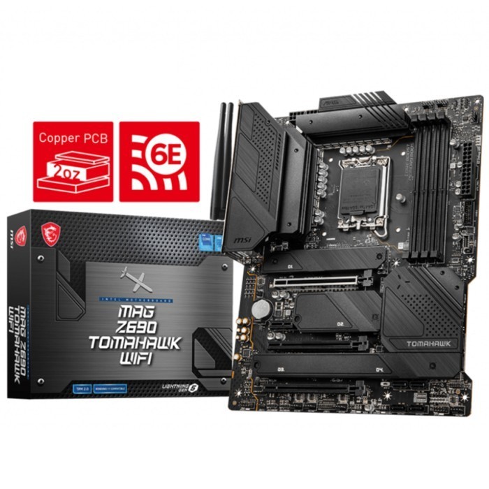 New Msi Mag Z690 Tomahawk Wifi Ddr5 Intel Z690 Lga1700 Motherboard