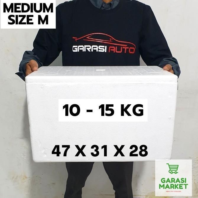 Box Stereofoam Gabus Styrofoam Busa Sterofoam Kotak Es Besar Tebal