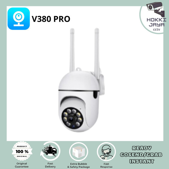 Baru CCTV V380 Pro Smart WiFi Kamera/IP Camera Wireless 2 Antena