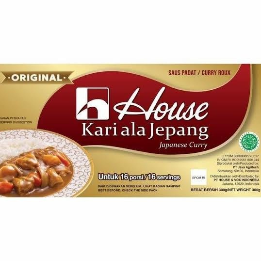 

*****] HOUSE CURRY ROUX / BUMBU KARI ALA JEPANG 300gr HALAL