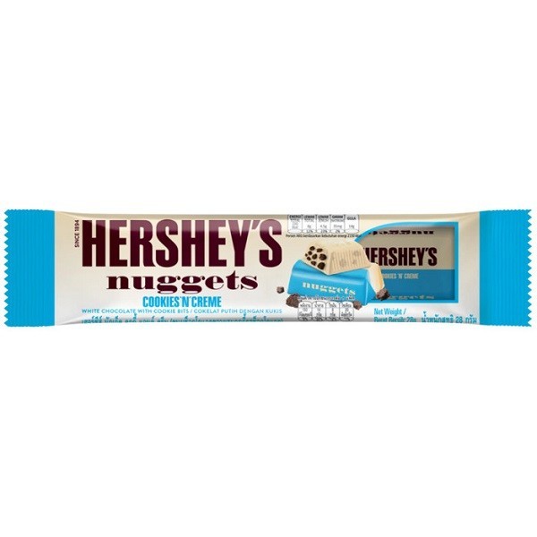 

HERSHEY NUGGETS COOKIES CREAM28G