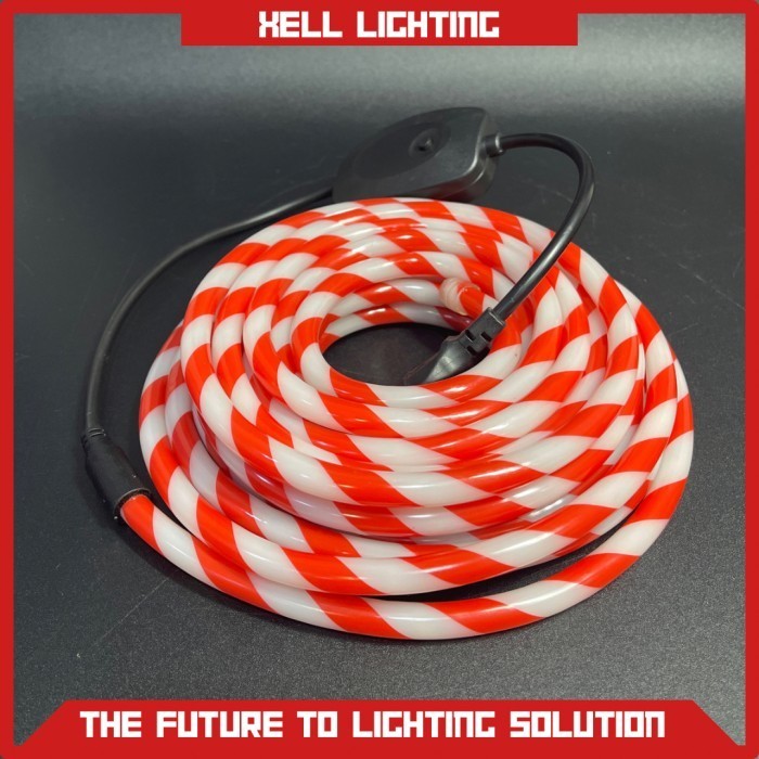 LAMPU SELANG BULAT 8M ROPE LED + CONTROLLER 72 LED