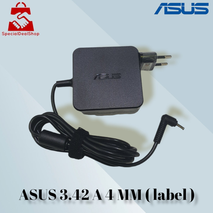 Terlaris Ori Adapter Charger Laptop Asus 19V - 3.42A Square Shape Original 4Mm Promo Terbaru