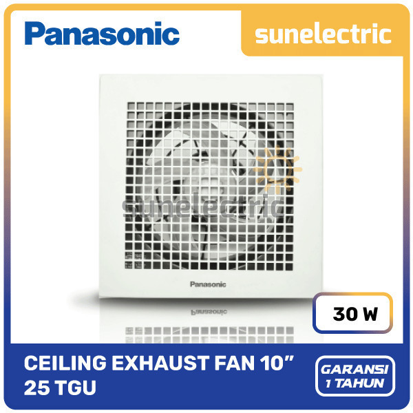 Terbaru Ceiling Exhaust Ventilating Fan Panasonic 10" (25 Cm) Fv-25Tgu3 Promo Terlaris