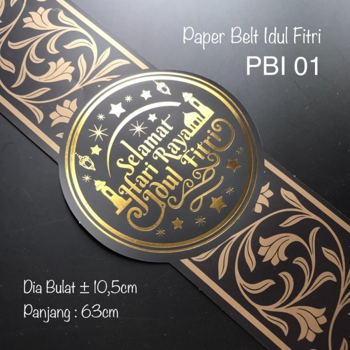 

Kualitas terbaik] Paper Belt Sabuk Kertas PBI 01 02 Hiasan Kotak Kue Lebaran Idul Fitri