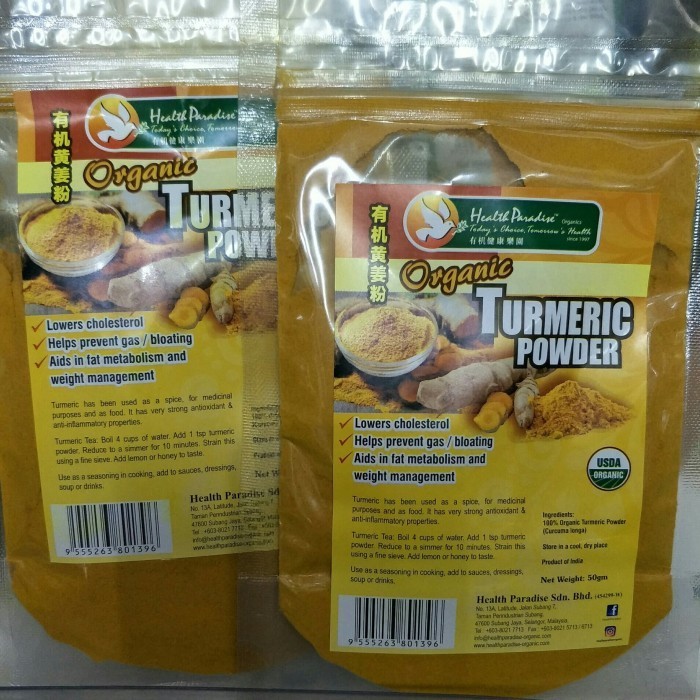

Organic Tumeric Powder 50 Gr 003
