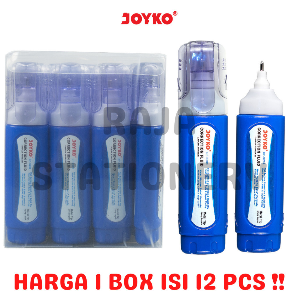 

Joyko Correction Fluid Tipex Cair Joyko Cf-S209 Tip-Ex Tipx Box [12Pcs]