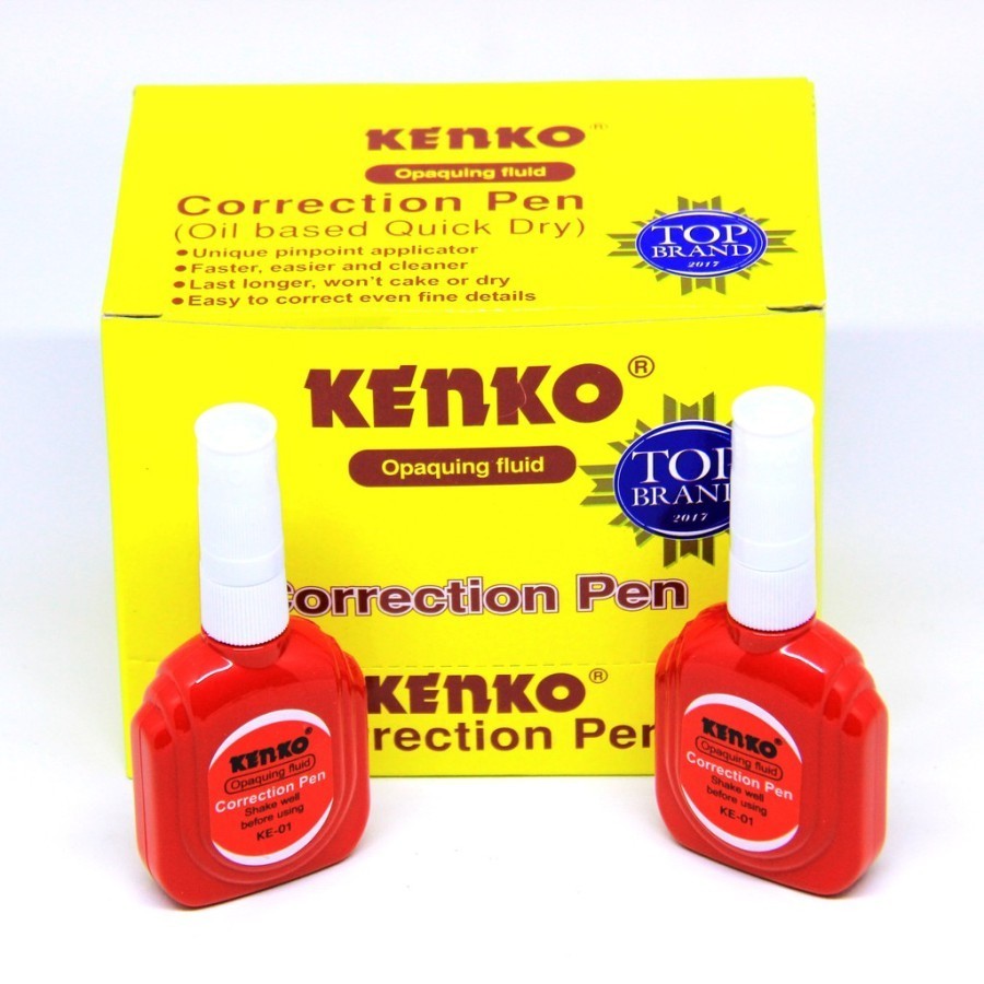 

Tipex Cair Merk Kenko Ke-01 (1 Pak)