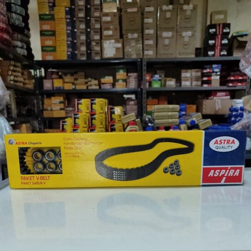 PAKET V BELT+ROLLER YAMAHA LEXI 125/V BELT + ROLLER YAMAHA LEXI 125 ASPIRA