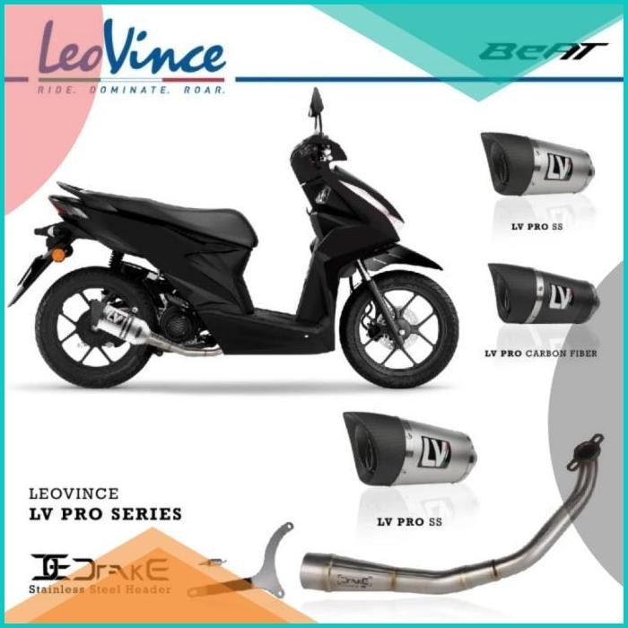 Knalpot Leovince LV Pro Stainless Fullsystem Honda New Beat Fi 2020 16