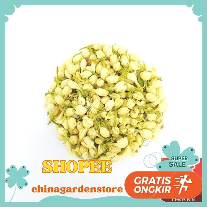 

SEDUH - TEH BUNGA MELATI / DRIED JASMINE FLOWER TEA TISANE 50 GRAM BEST PRODUCT