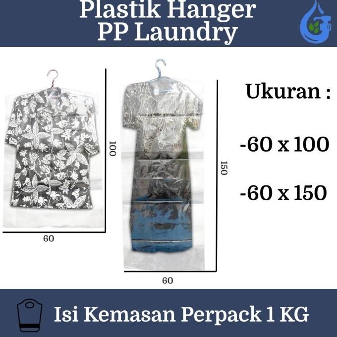 Plastik Baju Gantung | Plastik Hanger Gamis | Plastik Laundry Lubang
