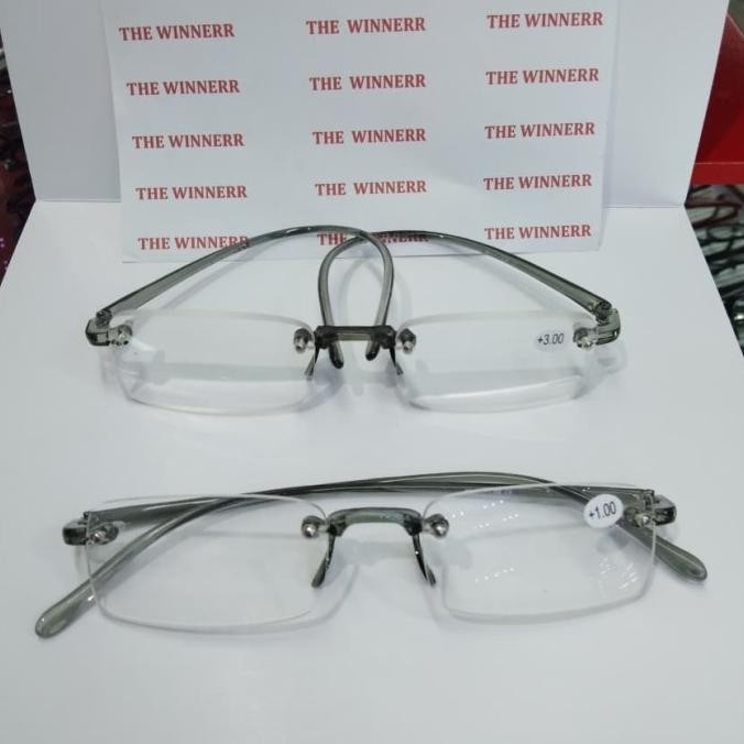 Kacamata Plus Baca Bor Anti Pecah Anti Patah