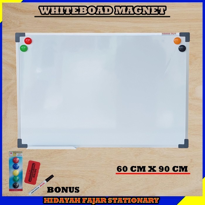 

Ready papan tulis + white board + spidol + magnet warna