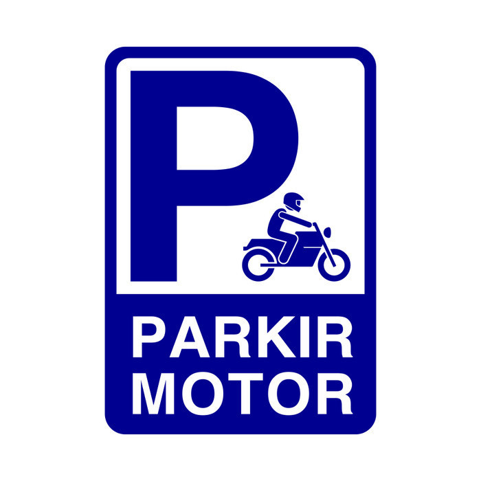 

Ready RAMBU PLANG PARKIR MOTOR 35CM X 50CM PLAT ALUMUNIUM