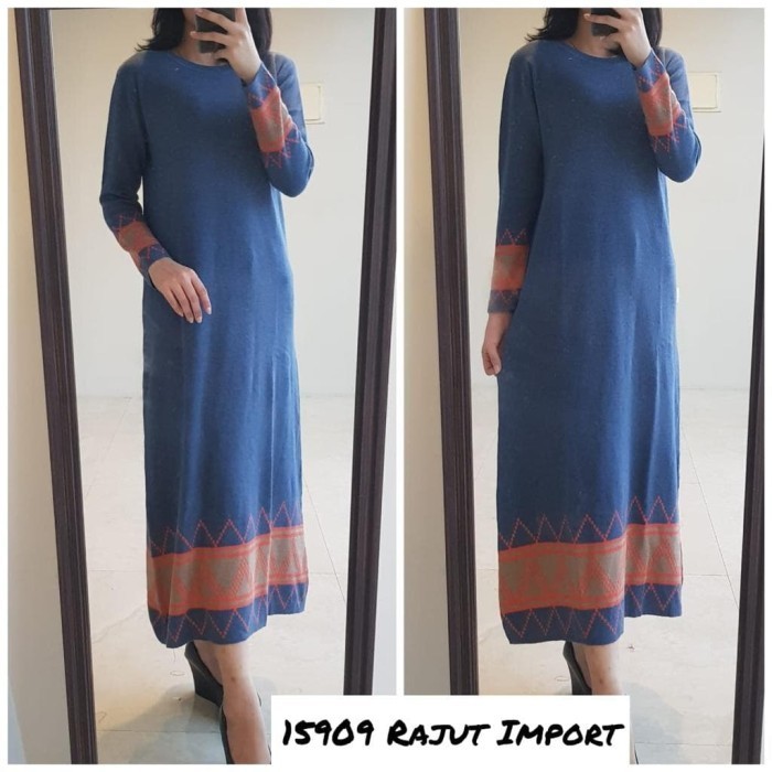 Gamis Muslim Baju Muslim Gamis Rajutan