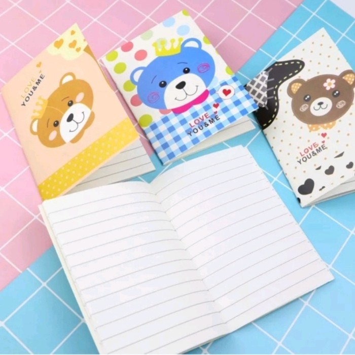 

^^^^^] Buku Tulis Mini Motif Kartun Lucu Notebook Kecil Cartoon Mini Book