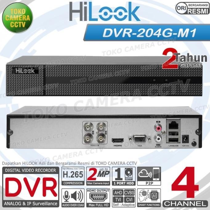Dvr Recorder Cctv Hilook 4 Channel Cctv Hilook 4Ch 2Mp