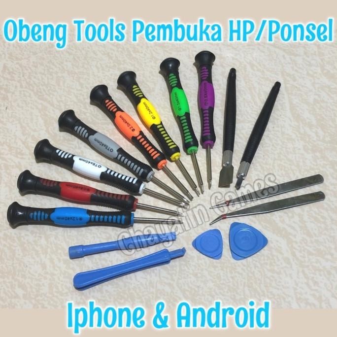 lge Obeng Set Pembuka HP - Obeng Tools Pembuka Ponsel Iphone & Android