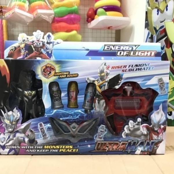 Gokil-Mainan Anak Ultraman Geed Capsule Fusion Riser Sublimate Topeng Anotteme