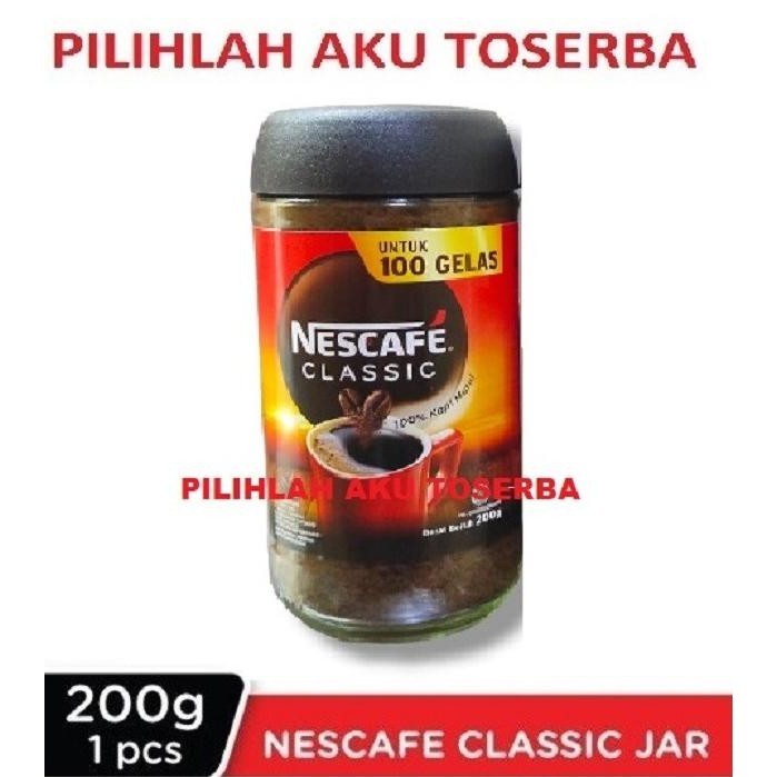 

Kopi Nescafe Classic Jar Lampung Robusta Blend - 200 gr (Harga Satuan)