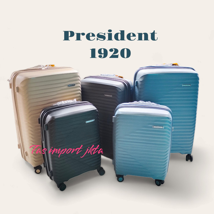 Koper President Fiber (1920)Tsa, Expanding Dan Anti Theft Zipper Ori