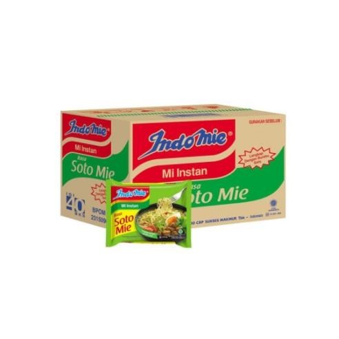 

indomie mie instan rasa soto 1 dus isi 40 pcs