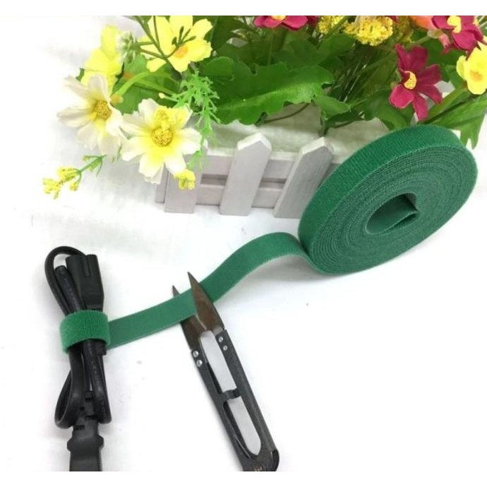 

25Meter Kabel Tis Ties Lebar 10Mm 1Cm Polyester Nylon Strap Pengikat