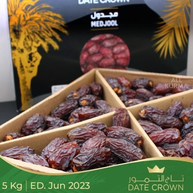 

5 Kg Kurma Date Crown Medjool Jumbo 5Kg Medjol Medjoul Korma