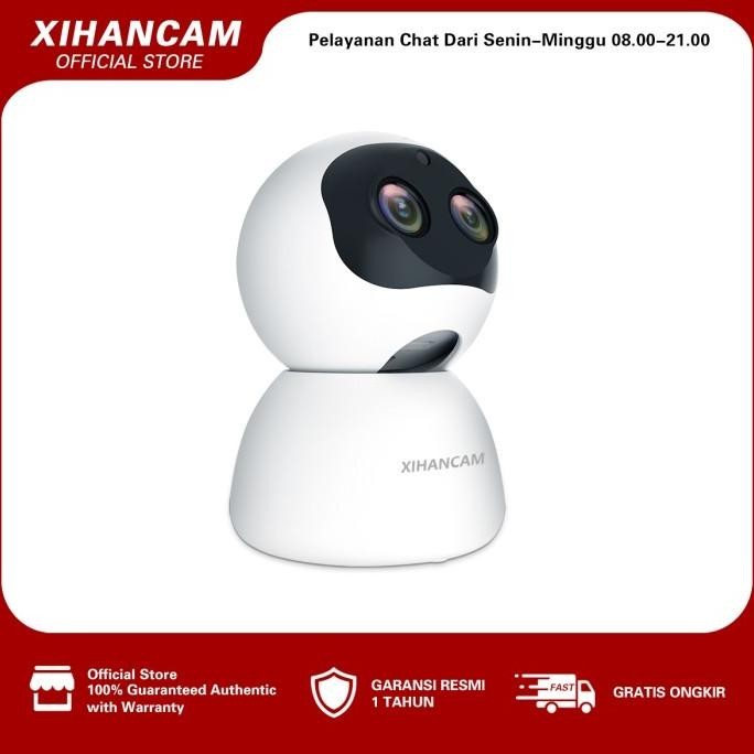 Xihancam Dual Lens Ip Camera Cctv Wifi Indoor Smart Kamera Cctv Zoom