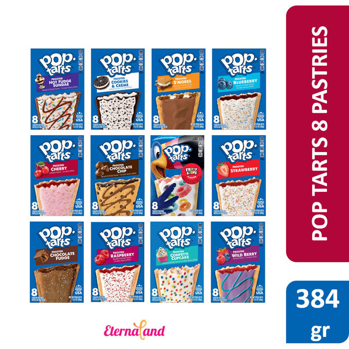 

Kelloggs Pop Tarts 8 toaster pastries - pastri impor isi 8 pastri