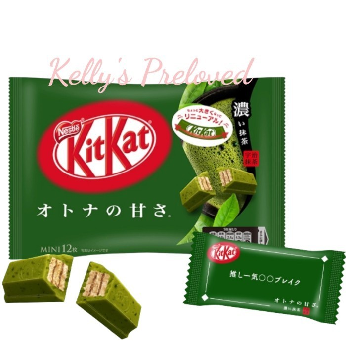 

KITKAT MINI JAPAN ORIGINAL GREEN TEA DARK CHOCO KIT KAT JEPANG