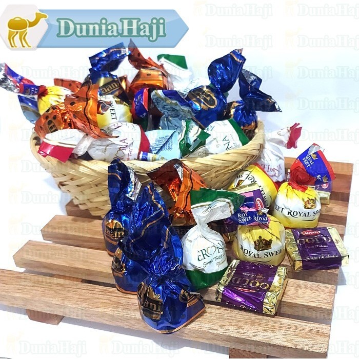 

Coklat Arab Mix /Kg Oleh Oleh Haji/ Oleh Oleh UUmroh