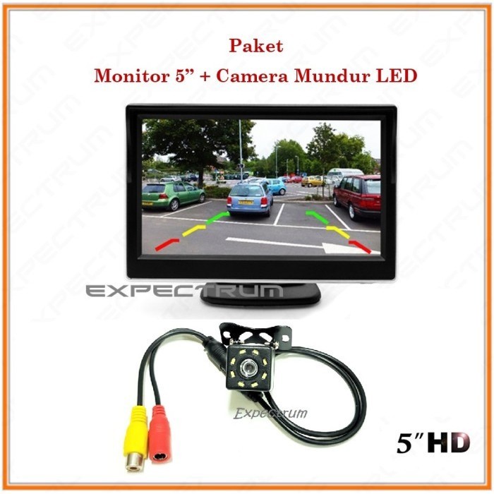 Monitor TV Ondash 5 inch - PAKET Monitor TV 5 inch &amp; Kamera LED