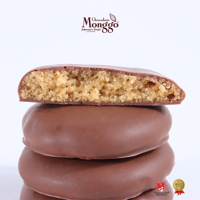 

Chocolate Monggo Biscuits Milk Chocolate 41% 158g Biskuit Susu