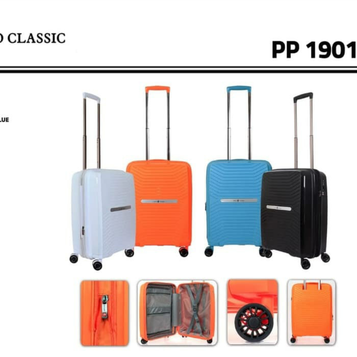 Tas Koper Polo Classic 20 Inch Kabin Original Tsa Cabin Size Ringan