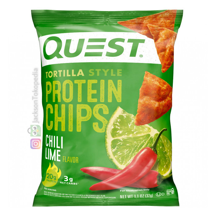 

Quest Protein Chips Chili Lime Tortilla Style / Energy Healthy Snack