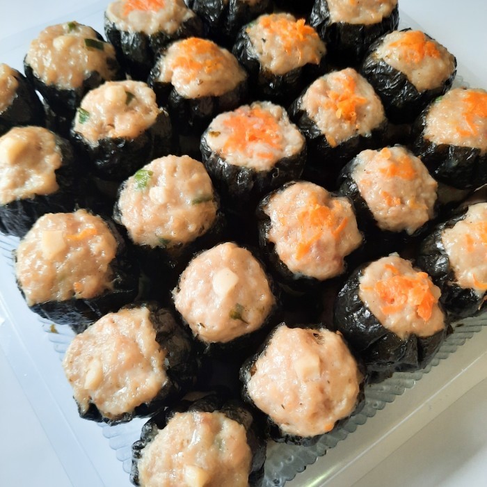 

Dimsum Nori Frozen premium isi 50 Pcs + saus Delmonte / Black Dimsum