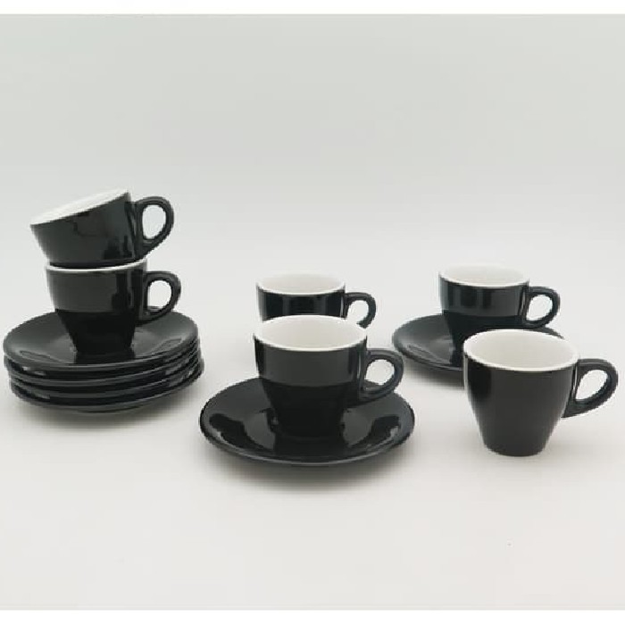 Cangkir Set Cappucino / Latte Cup / Coffee Mug - Blue