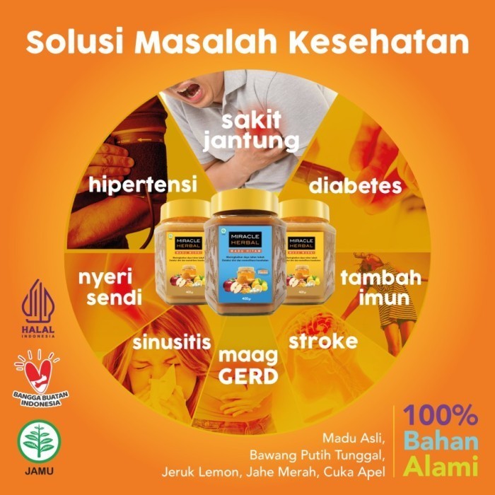 

Miracle Herbal Madu Murni - Kemasan Baru 400ml