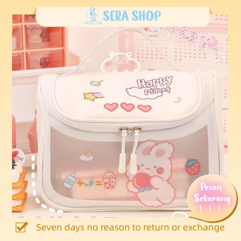 

№✟Sera tempat pensil transparan berkapasitas besar tidak mengenai tas pensil siswa smp anak laki-laki dan perempuan bernilai tinggi tahan terhadap ceruk kotoran