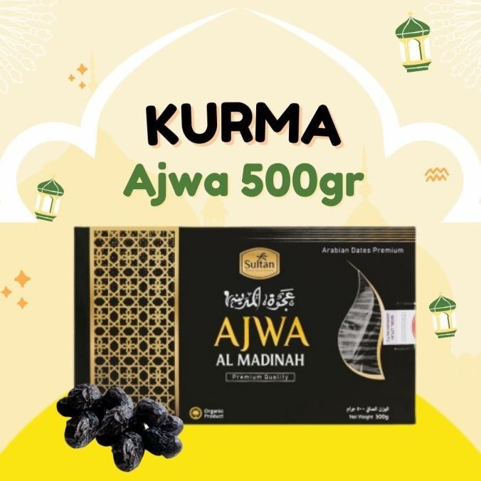 

Kurma Ajwa Sultan 500Gr Premium Al Madinah