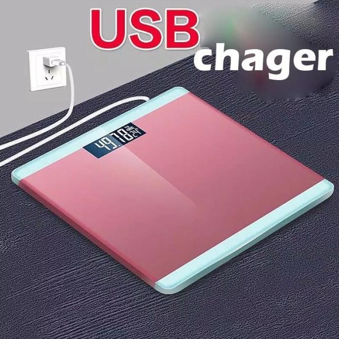 TIMBANGAN BADAN USB CHARGER TIMBANGAN DIGITAL TIMBANGAN GWM