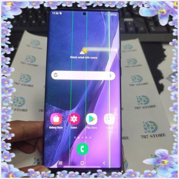 [tdt] lcd fullset frame samsung note 20 ultra n985 original bekas minus