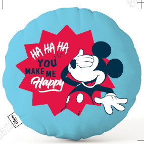 Bantal Miniso Disney 100 Smile Faces Collection Round Bantal Mickey Bantal Minnie Bantal Alien Banta