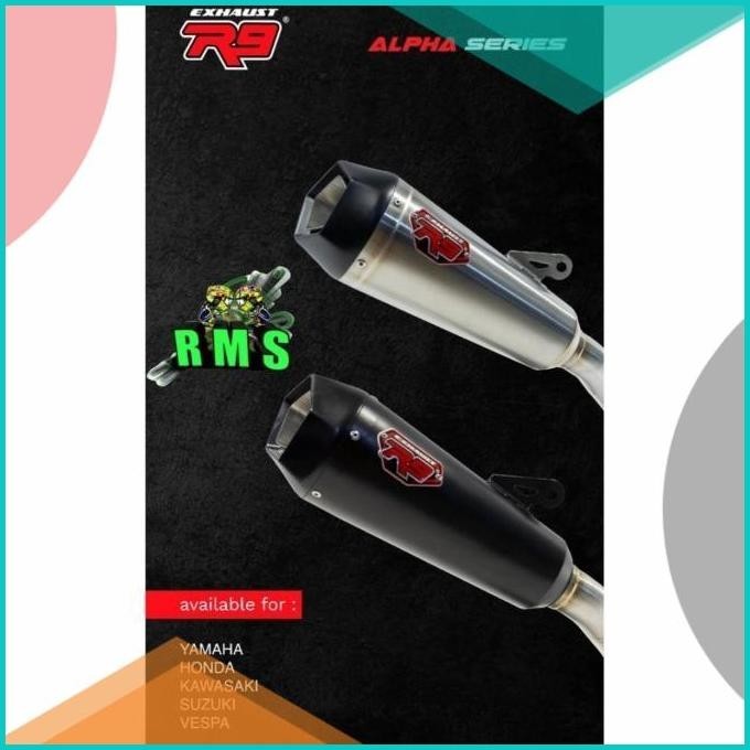 r9 knalpot r9 alpha series nmax aerox pcx vario 2018 adv nmax 2020 16n