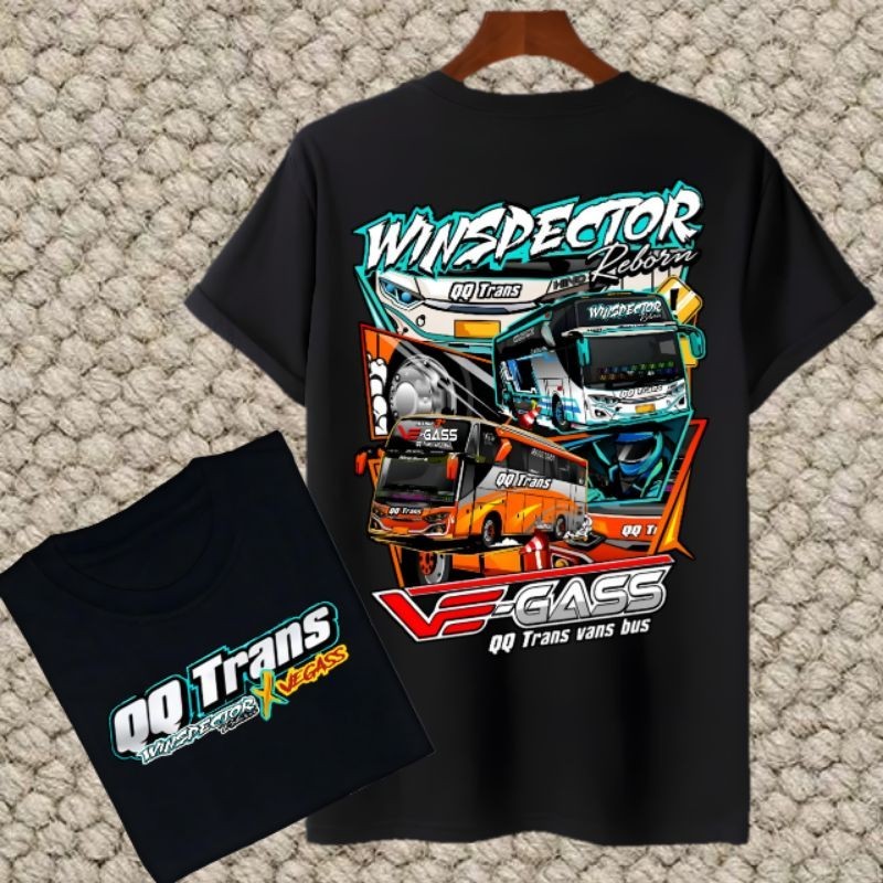 Baju atasan anak busmania telolet gambar winspector x vegas / kaos anak-anak unisex gambar winspecto